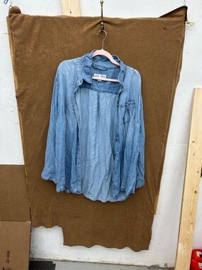 Ava & Viv Light Blue Denim Shirt Jacket
